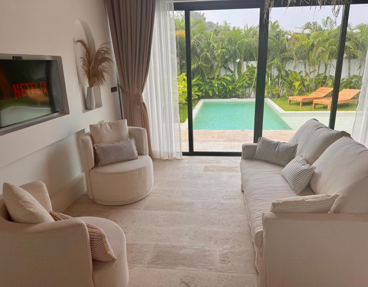 Golden Palm Pool Villa Near Fishermans Village Bophut Exterior photo